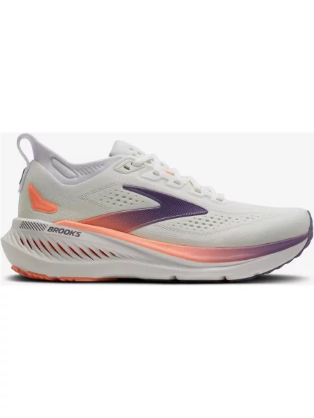 Buty do biegania Brooks Glycerin GTS 23 Medium fioletowy pomarańczowy biały