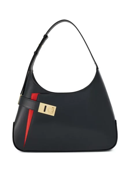 Geanta hobo Ferragamo din piele negru