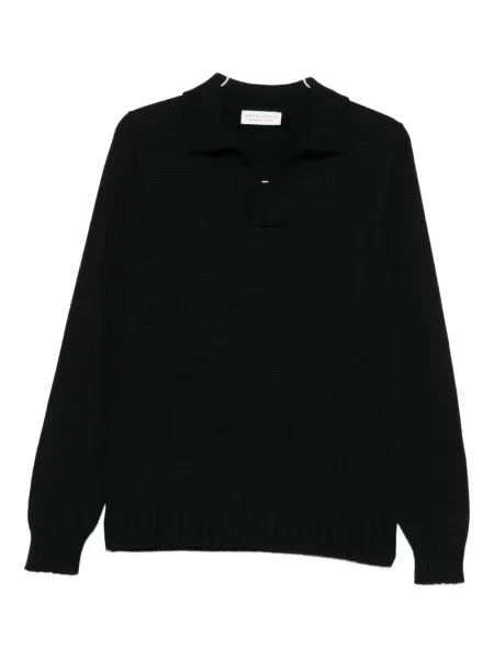 Gulerat tricou polo Filippo De Laurentiis negru