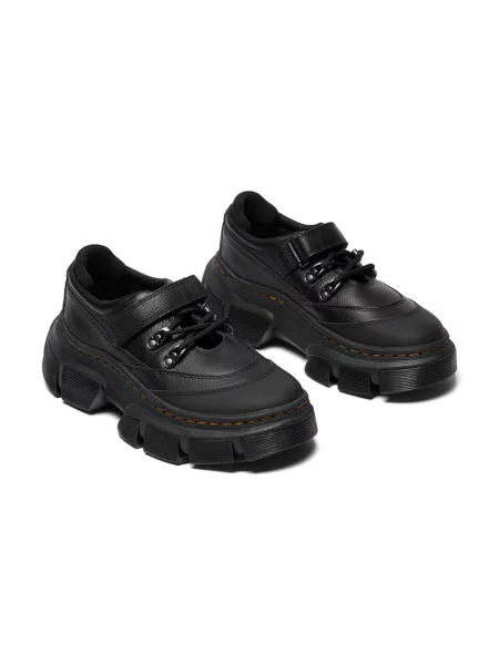 Шкіряні туфлі Dr. Martens DMXL Mary Jane на платформі чорний