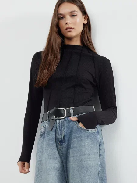 Trendyol Tricou negru