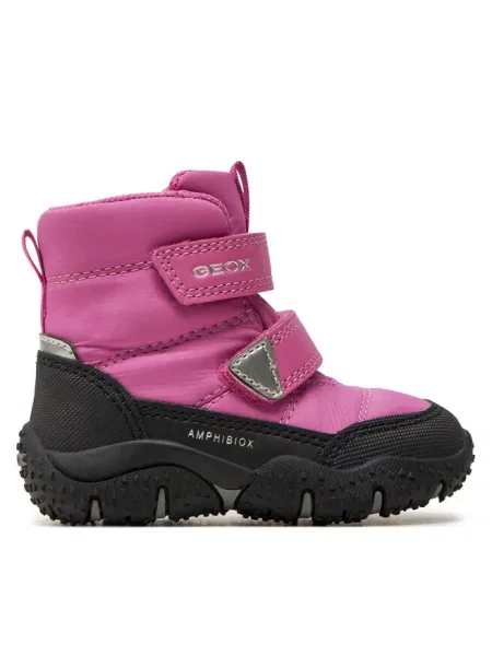 Śniegowce dziecięce Geox Baltic ABX fuchsia/black różowe