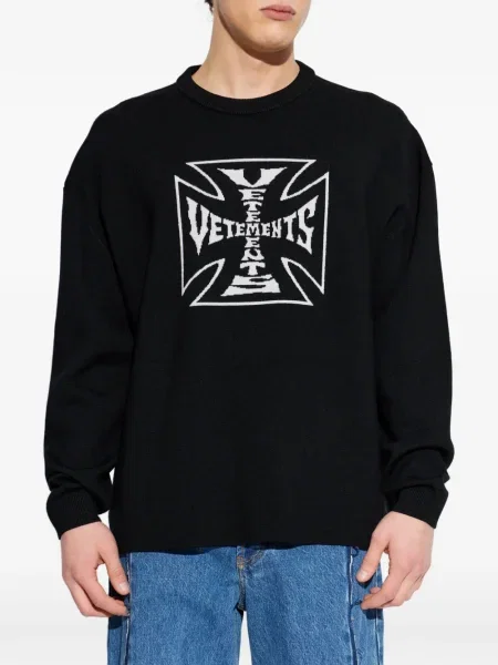 Pulover Vetements de lână negru