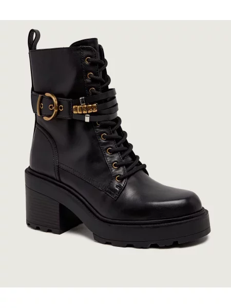 Pinko De piele botine cu Altea 01 negru