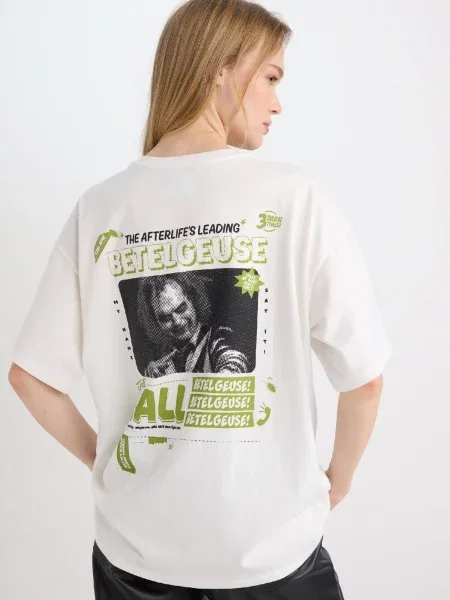 Tricou Defacto cu decolteu în U scurt