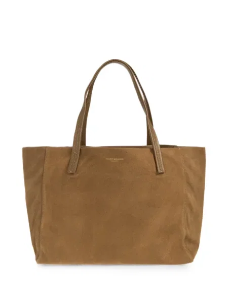 Geantă shopper Kurt Geiger London din piele de căprioară violet