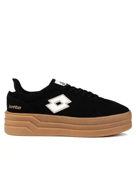 Buty trampki sportowe platformy Lotto STACKY RB białe