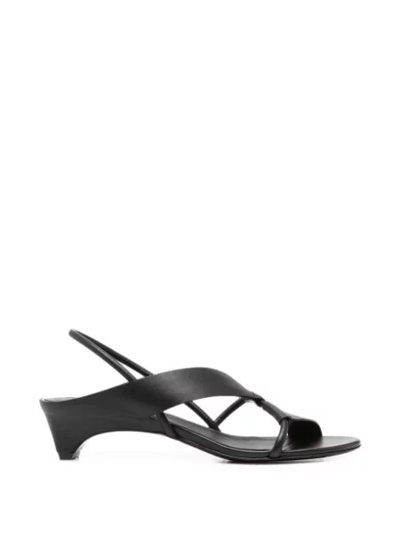 Sandale Del Carlo din piele slingback negru