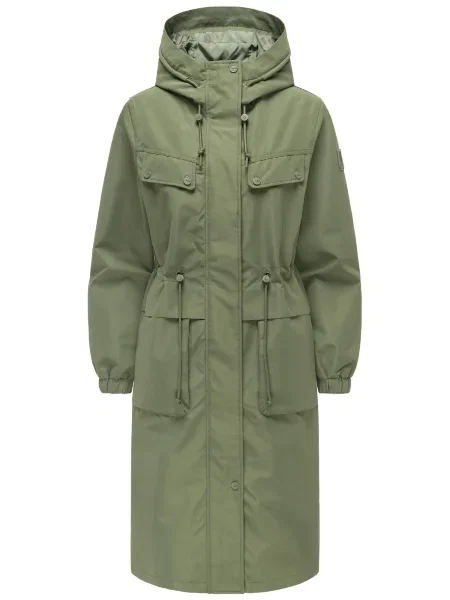 NAVAHOO Palton de primăvară-toamnă Kirschwind stuf verde