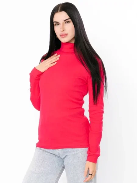 Водолазка Носи своє бавовна/еластан червоний