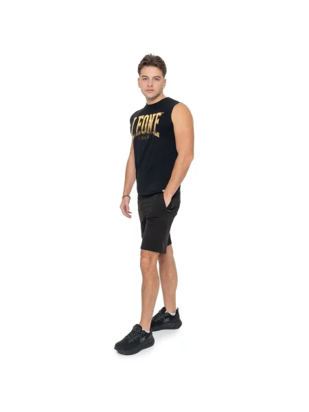 Tricou Leone 1947 fără mâneci negru