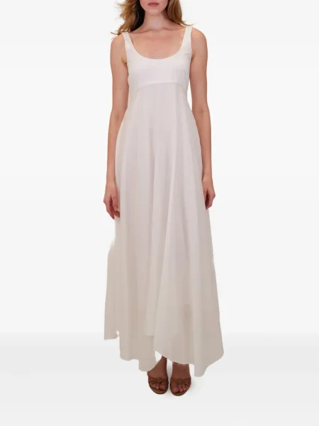 Rochie maxi Azeeza de costum alb