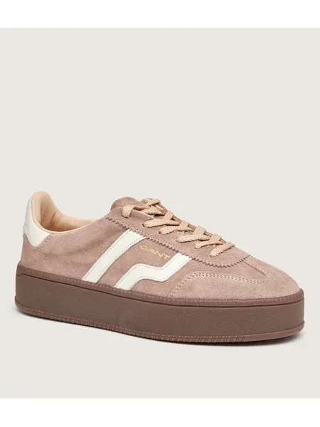 Gant Sneakers tornacipő Cuzmani | hasított bőr bézs
