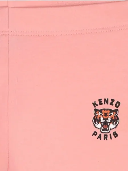 Legginsy dziecięce Kenzo różowe
