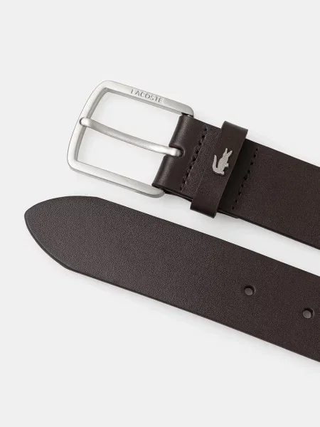 Lacoste de piele negru