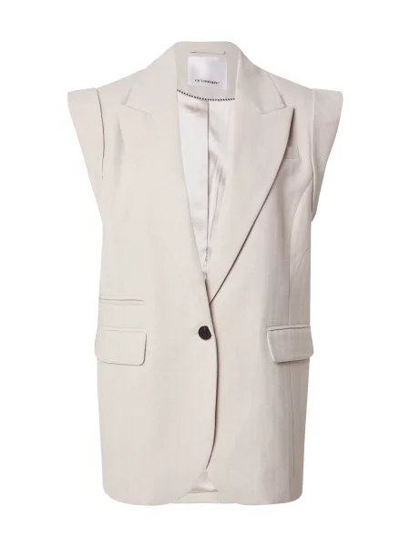 Co'couture Vestă de costum Lisa deschis bej