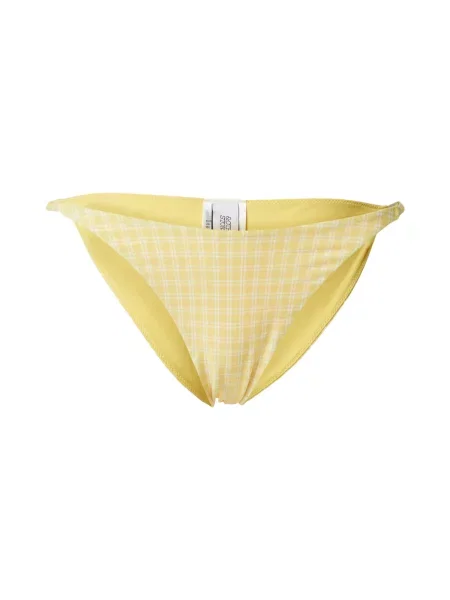 & Other Stories Slip costum de baie galben alb
