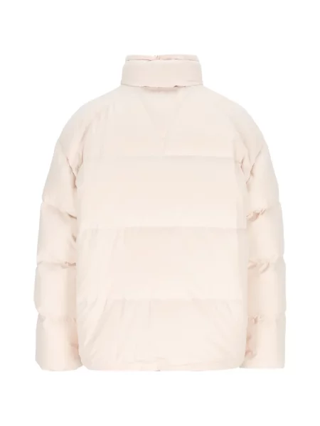 Péřová bunda Moncler růžová