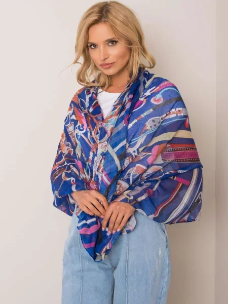Fular Fashionhunters albastru