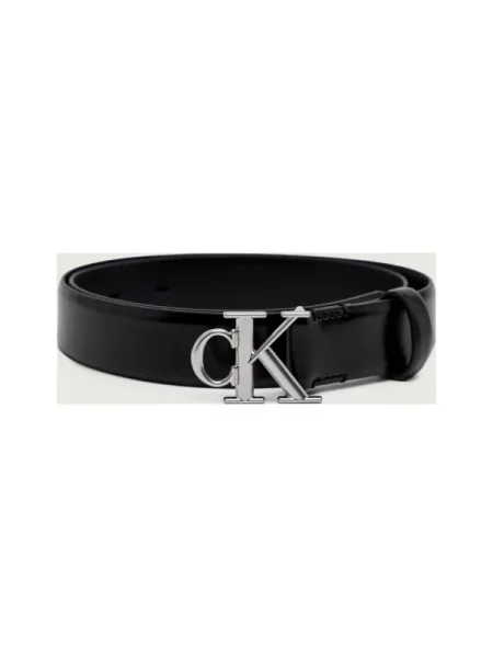 Bőr öv Calvin Klein fekete