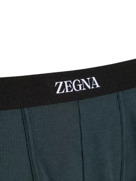 Șosete Zegna cu autograf verde