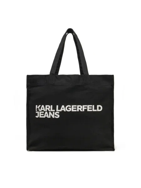 Kabelka Karl Lagerfeld Jeans čierna