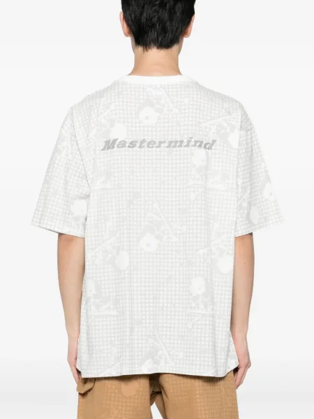 Tricou Mastermind Japan cu imagine alb