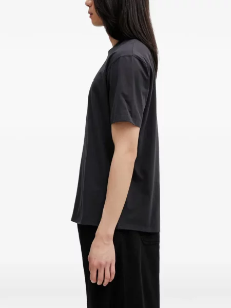 Tricou Barbour cu broderie negru