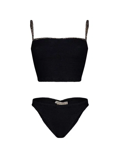 Bikini Paramidonna cu imagine cu model leopard negru