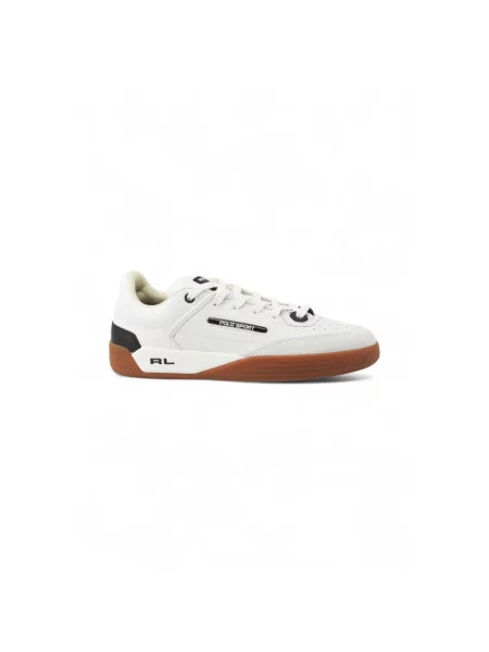Sneakersy Polo Ralph Lauren skórzane białe