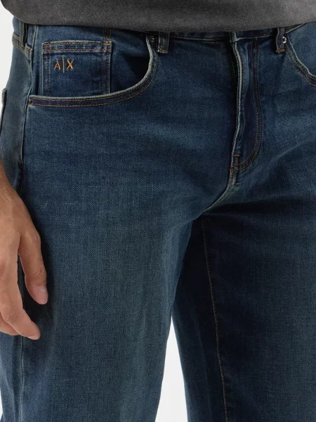 Джинси Armani Exchange сині