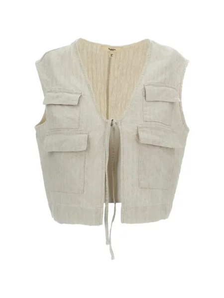 Top Barena cu legături albastru