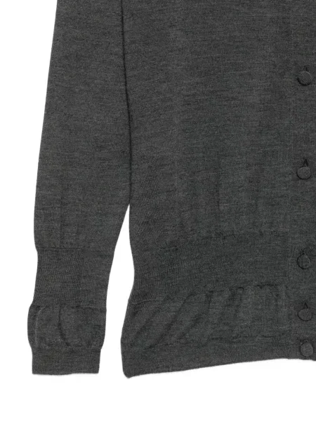 Cardigan Plan C cu volane gri