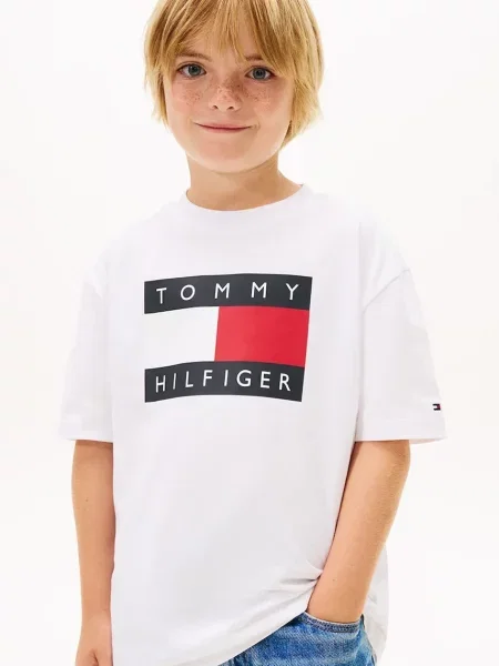 Tommy Hilfiger Dječja majica kratkih rukava bijela