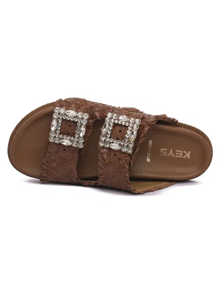 Pantofi Keys maro