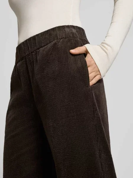 Spodnie sztruksowe w kroju relaxed fit z czystej bawełny Marc O'polo Denim