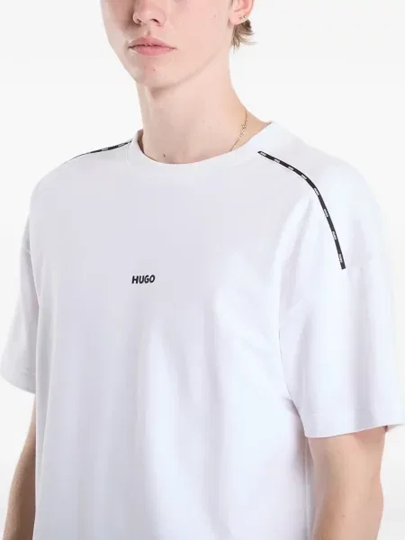 Tricou Hugo cu imagine alb