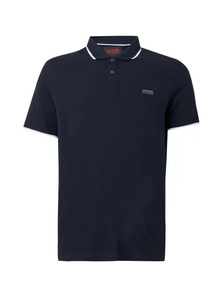 GUESS Tricou închis albastru