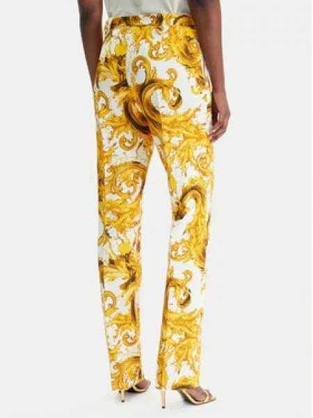 Versace Jeans Couture Szövet nadrág fehér