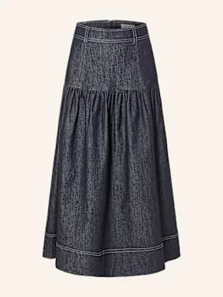 Dea Kudibal Džínová Sukně tmavě modrá