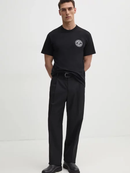 Футболка Versace Jeans Couture з принтом чорний