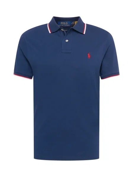 Polo Ralph Lauren Tricou bleumarin roșu alb