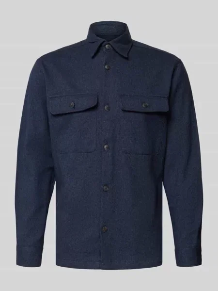 Koszula casualowa o kroju regular fit z kołnierzykiem typu kent model ‘RAYLE’ Jack & Jones Premium