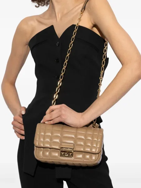 Кожени маратонки Michael Michael Kors бродирани с леопардов принт черно