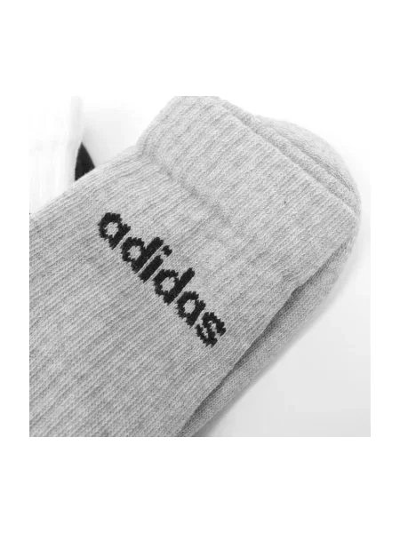 ADIDAS PERFORMANCE Športové ponožky sivá / čierna biela