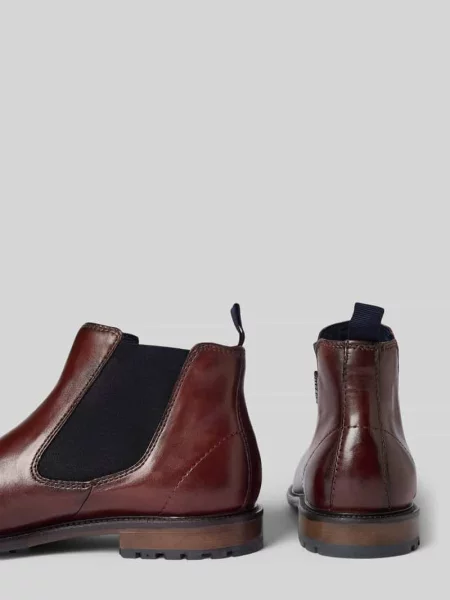 Buty chelsea z naturalnej skóry model Bonifacio' Bugatti