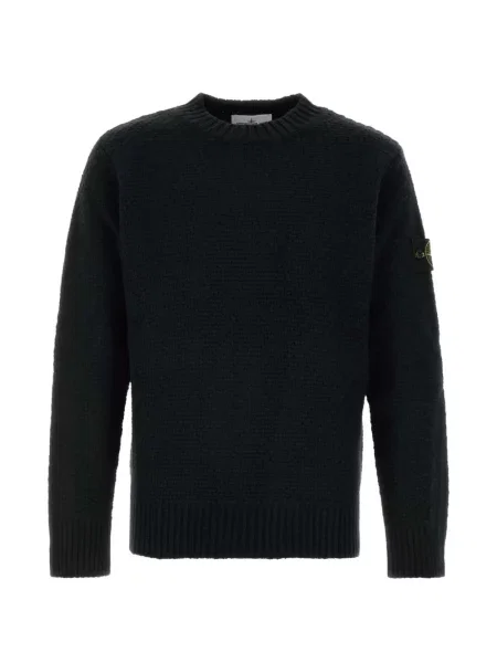 Pulover Stone Island cu strasuri negru