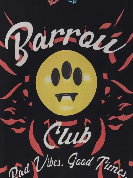 Tričko Barrow s kulatým výstřihem černé