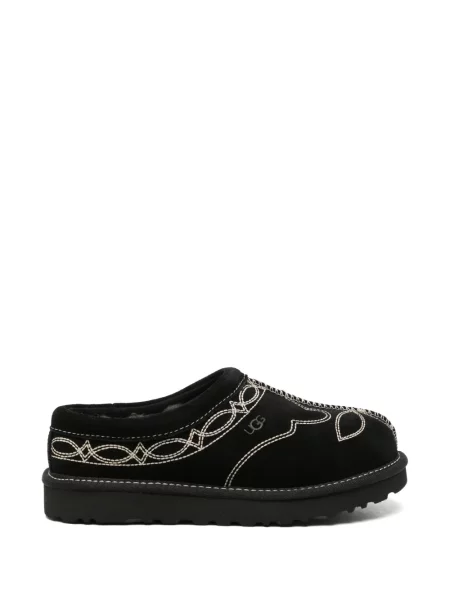 Papuci de casă Ugg din piele de căprioară negru