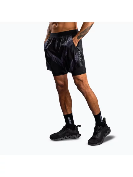 Pantaloni scurți de antrenament pentru bărbați Venum No-Gi Training black/grey negru